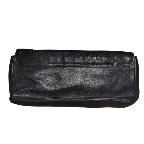 MS by Martiine Sitbon Foldover Snap Close Black Clutch - Vintage - Picture 3 of 5